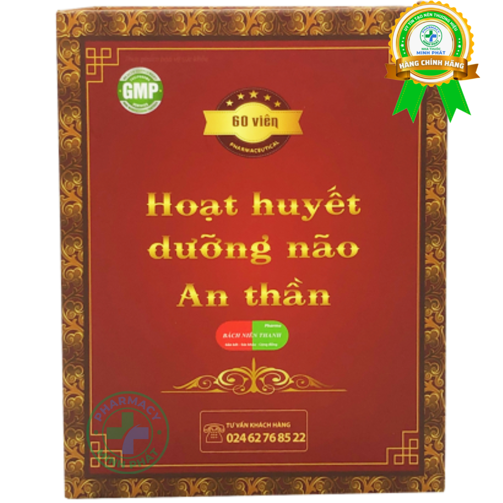 Hoạt huyết dưỡng não An Thần - Hỗ trợ giảm các triệu chứng thiểu năng tuần hoàn não
